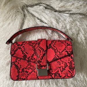 Mini snakeskin bag